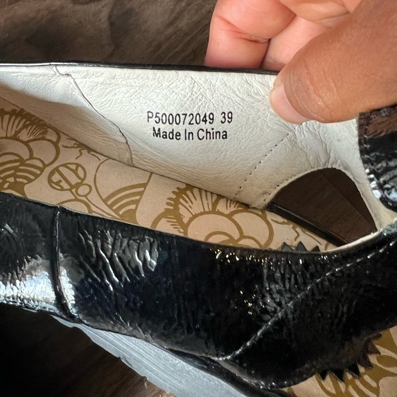 Fly London Yeay Peep Toe leather wedge - Picture 11 of 11